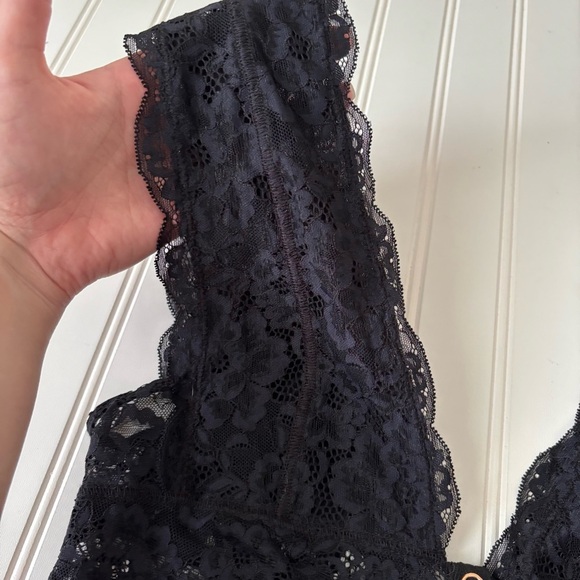 Free People | Women's Heartbreaker Brami Lace Bralette Black Size Small NWT - Picture 7 of 11